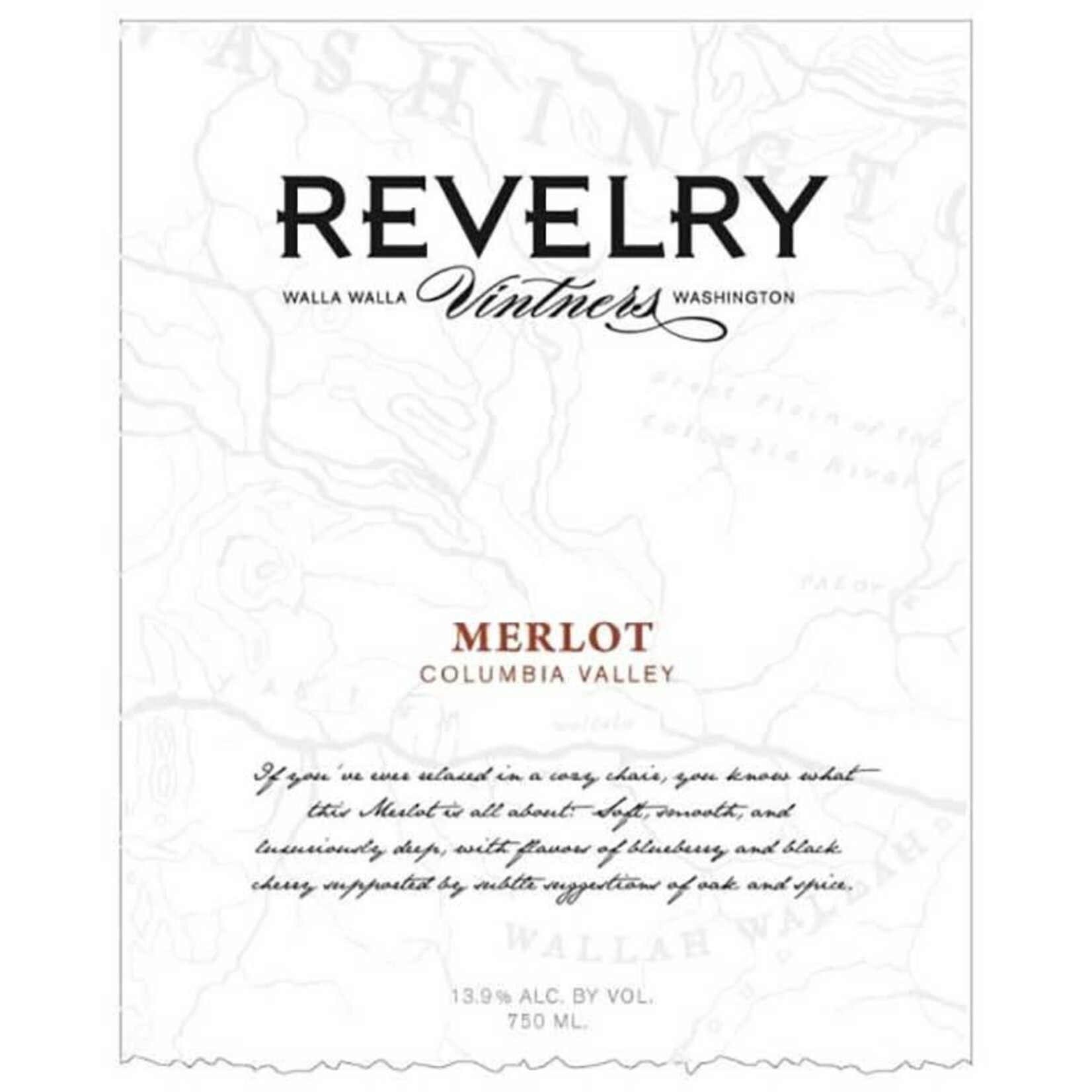 Revelry Vintners Columbia Valley' Merlot 2019