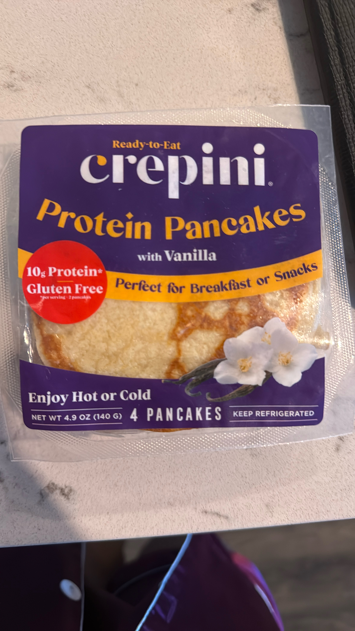 Crepini Protein Pancakes With Vanilla
