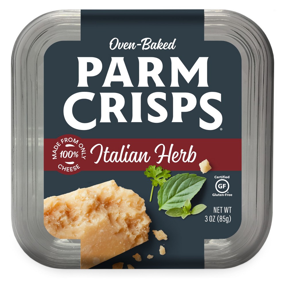 Parm Crisps Cheese, Italian Herb, Oven Baked 3 Oz