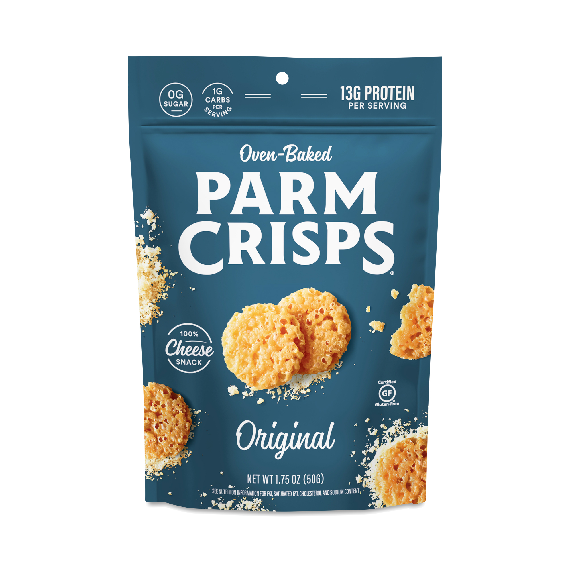 Parm Crisps Cheese Snack, Original, Oven Baked 1.75 Oz