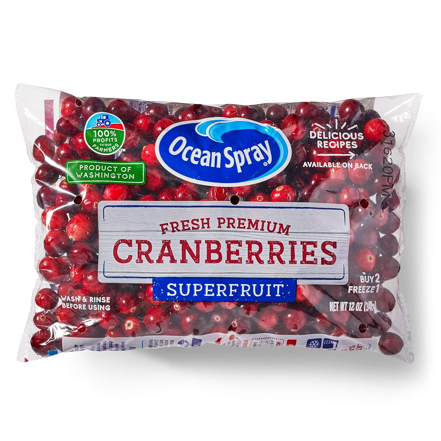 Produce Ocean Spray Cranberries, 12 Fl Oz