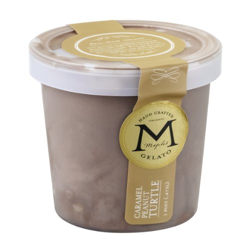 Maples Organic Gelato Caramel Peanut Turtle
