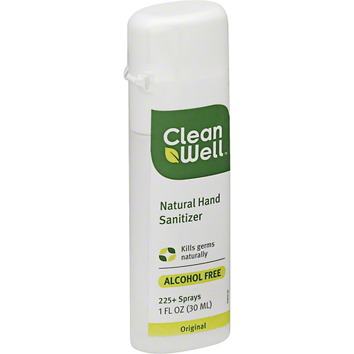 CleanWell Natural Hand Sanitizer Spray - Original - 1 Oz
