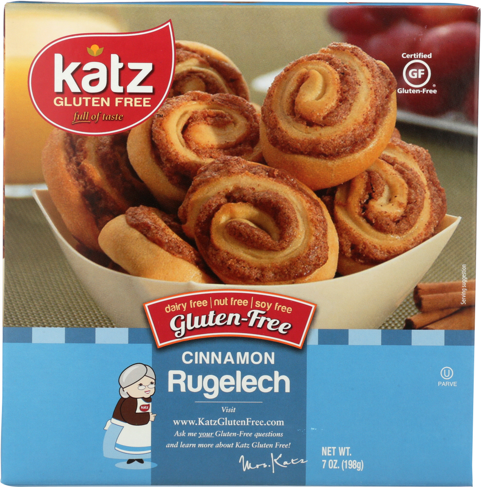 Katz Gluten Free Cinnamon Rugelech, 7 Oz