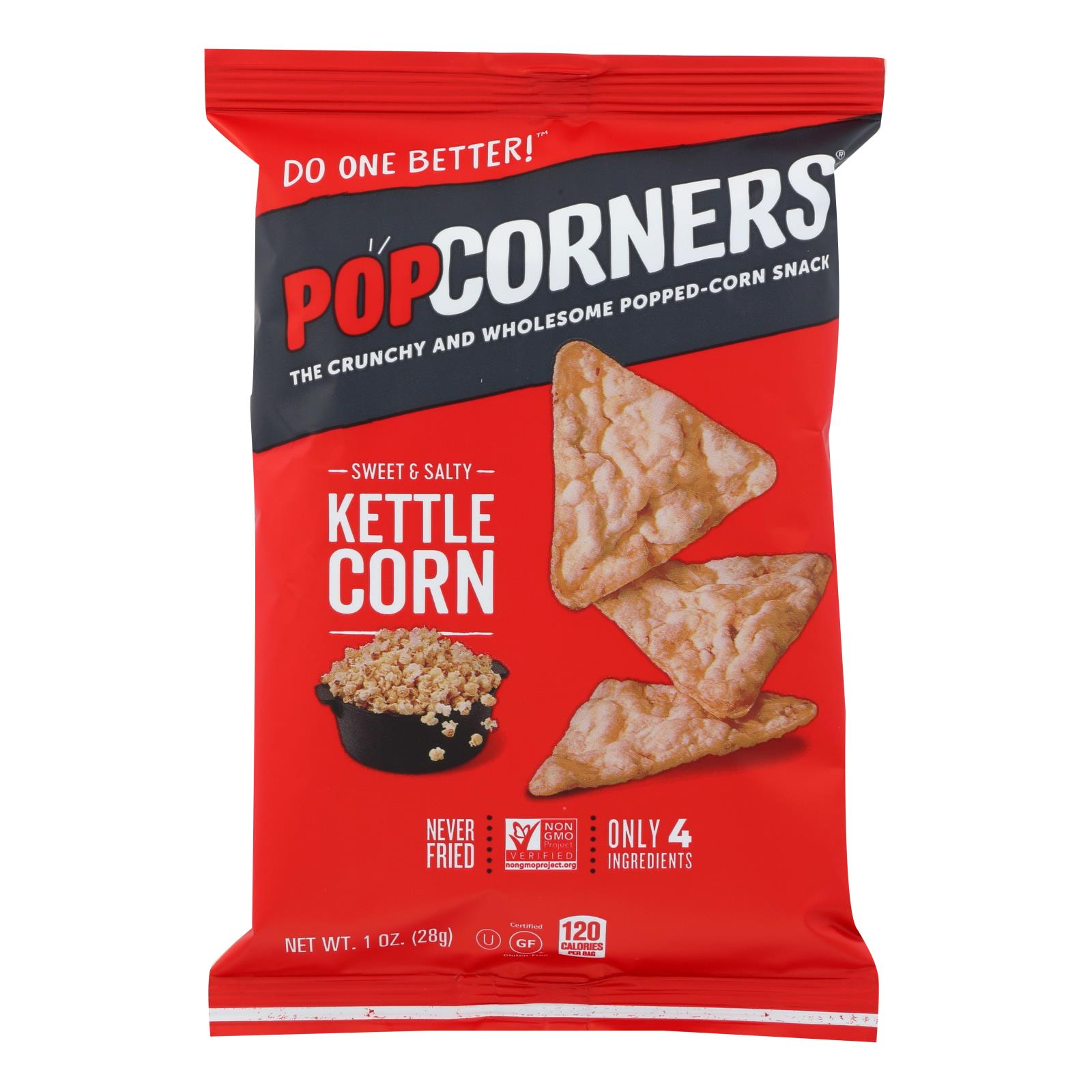 PopCorners Sweet & Salty Kettle Corn, Popped-Corn Snack