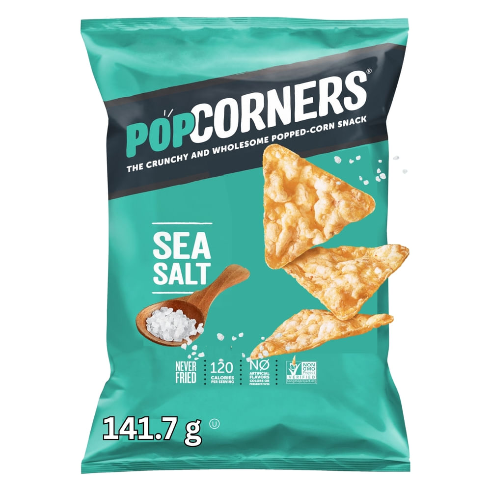 PopCorners Popped Corn Snack, Sea Salt 5 Oz