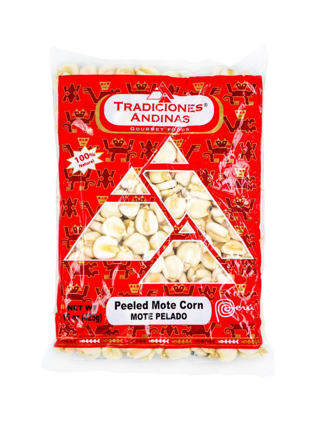 Tradiciones Andinas Mote Corn, Peeled 15 Oz