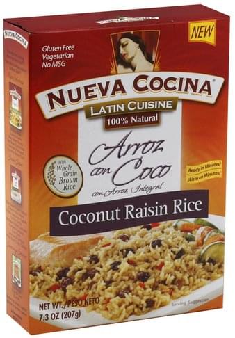 Nueva Cocina Coconut Raisin Rice - 7.3 Oz