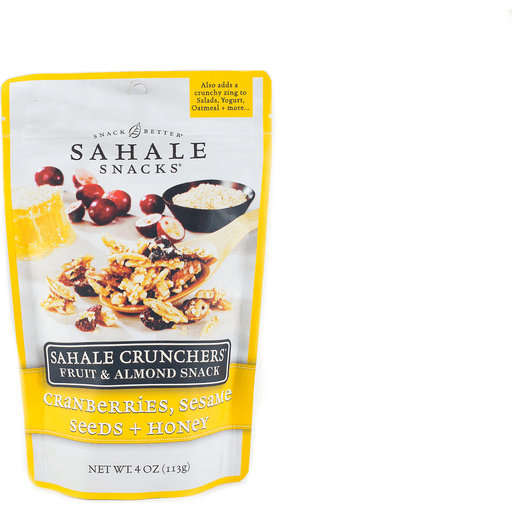 Sahale Snack Better Crunchers Fruit & Almond Snack, Cranberries, Sesame Seeds + Honey