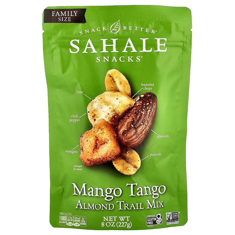 Sahale Snacks Almond Trail Mix, Mango Tango, 8 Oz (227 G)