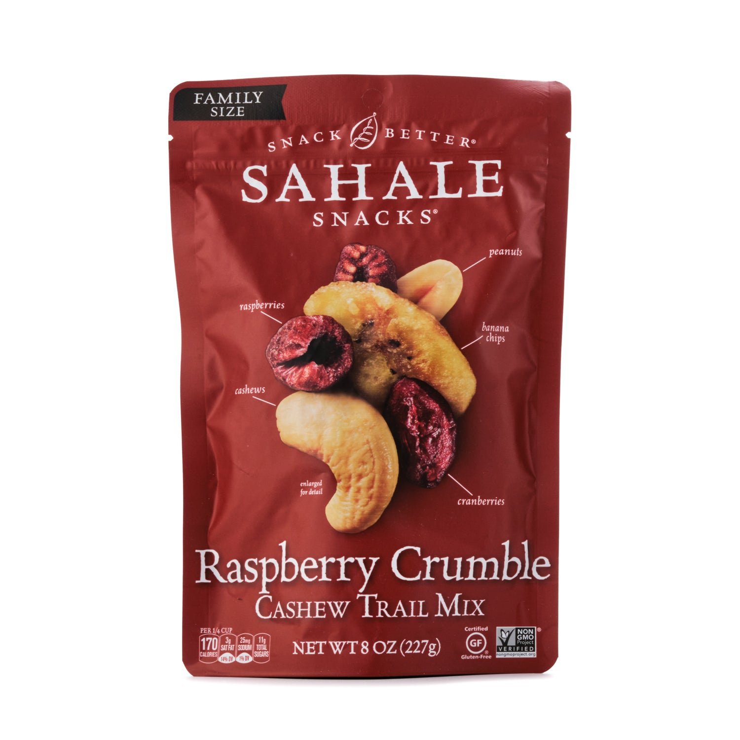 Sahale Snacks Nut Blends Cashew Mix, Raspberry Crumble, 8 Ounce