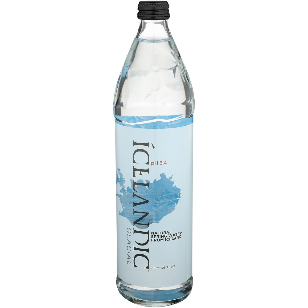 Icelandic Glacial Natural Spring Water Glass 750ml