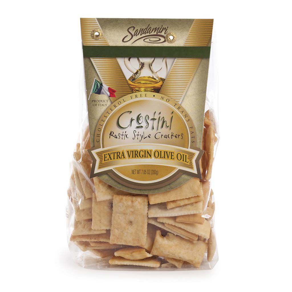 Sandamiri Crostini Extra Virgin Olive Oil Rustic Style Crackers
