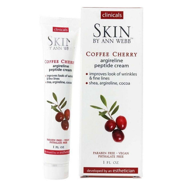 Skin By Ann Webb Coffee Cherry Argireline Peptide Cream 1fl Oz