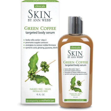 Skin by Ann Webb Green Coffee Targeted Body Serum 4 Oz Gel