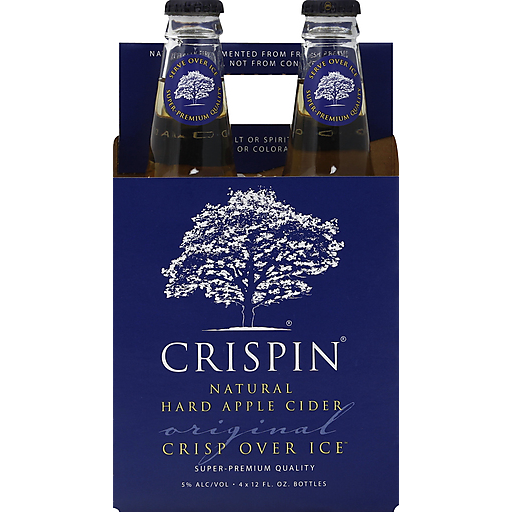 Crispin Original Hard Cider, 4 Pack, 12 Fl. Oz. Bottles, 5% ABV