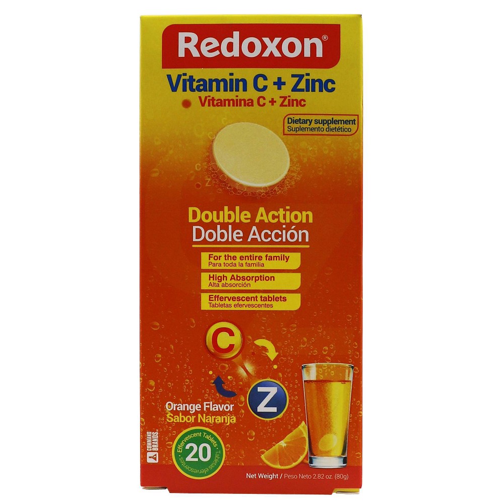 Redoxon Effervescent Tablets, Vitamin C, Orange Flavored