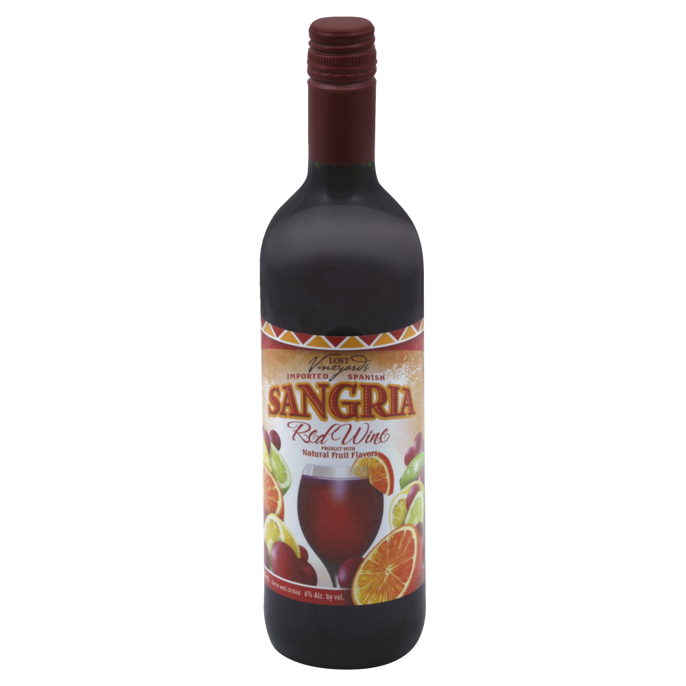 Lost Vineyards Sangria, Red Wine 750 Ml