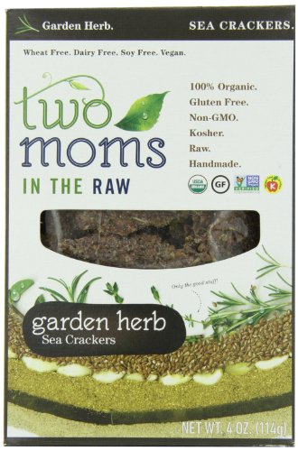 Two Moms In The Raw Garden Herb Sea Crackers - 4 Oz