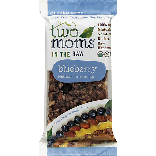 Two Moms In The Raw Nut Bar, Blueberry 2 Oz