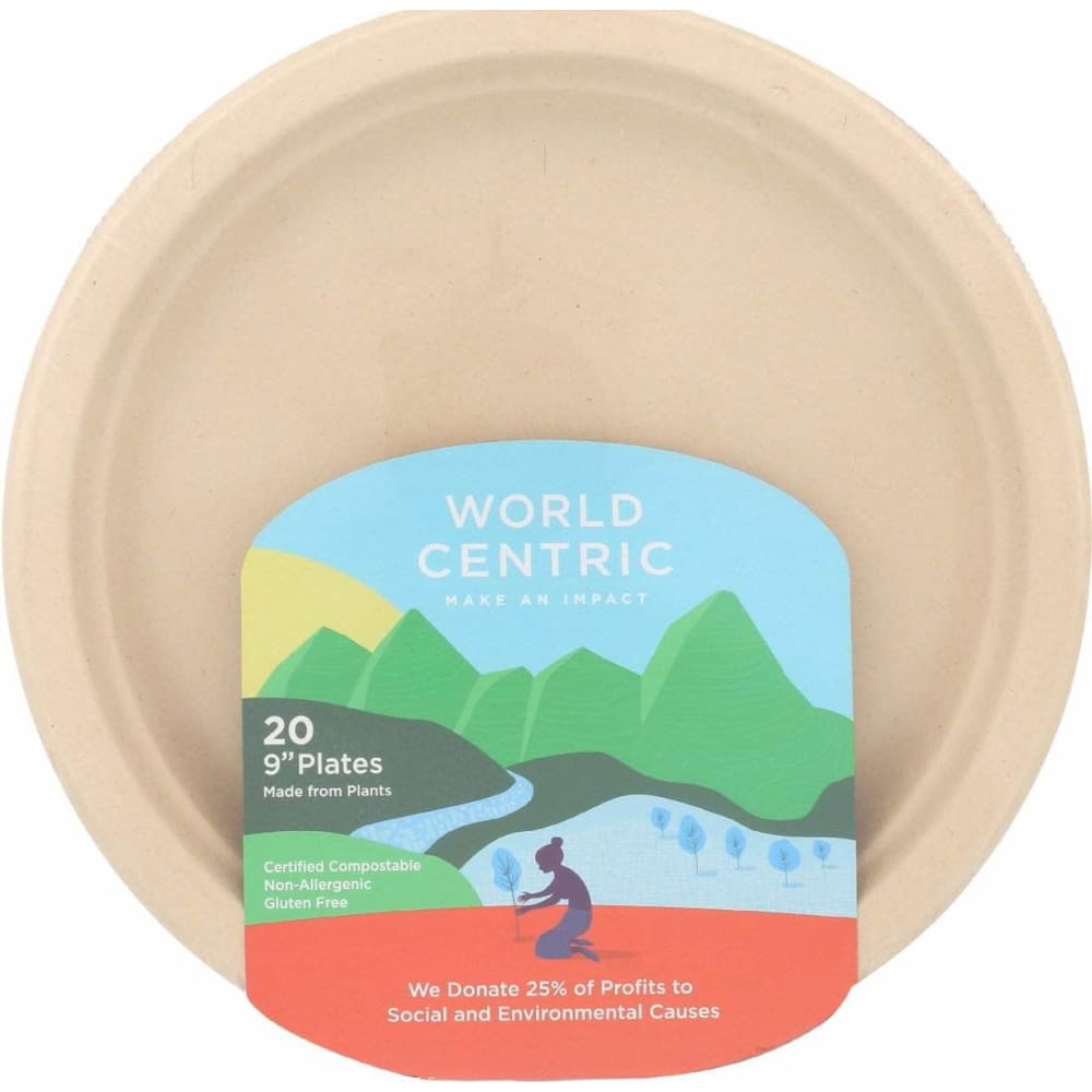 World Centric 9 Inch Fiber Plates