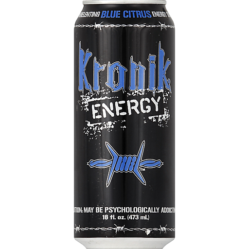 Kronik Beverage, Energy, Blue Citrus 16 Oz