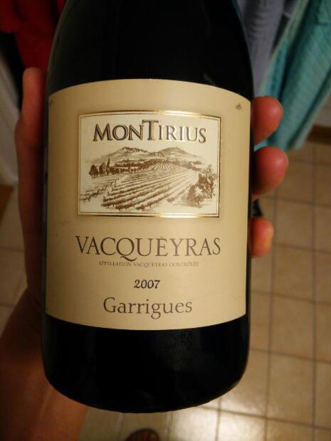 2007 Montirius Vacqueyras Garrigues