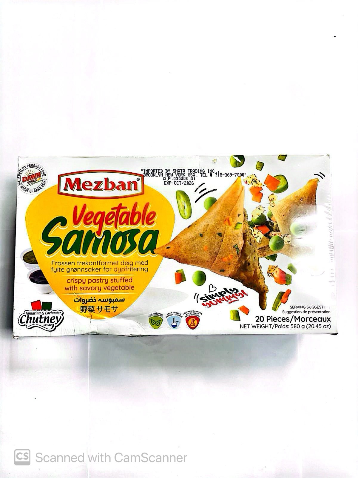 Mezban Samosa, Mixed Vegetable
