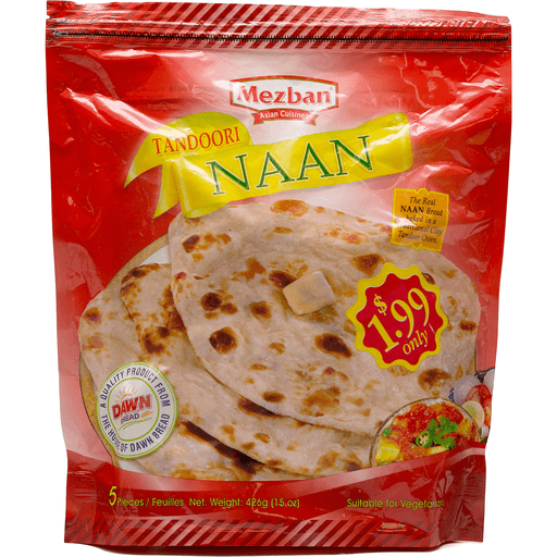 Mezban Dawn Tandoori Naan 5s