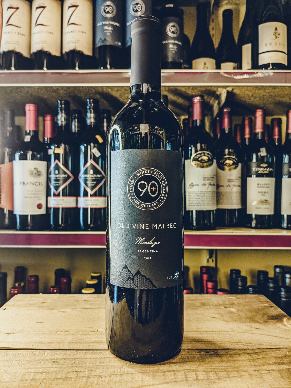 90+ Cellars Malbec, Old Vine, Lot 23, Argentina, Mendoza 750 Ml