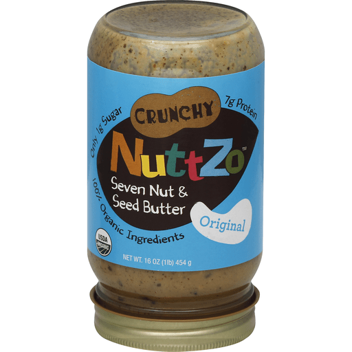 Nuttzo Seven Nut & Seed Butter Crunchy Original, 16 Oz