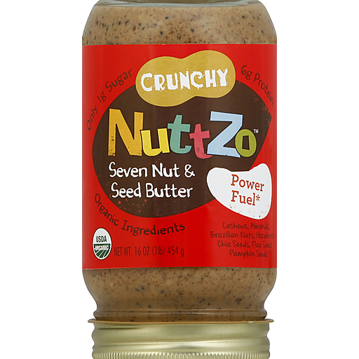 NuttZo Seven Nut & Seed Butter, Crunchy 16 Oz