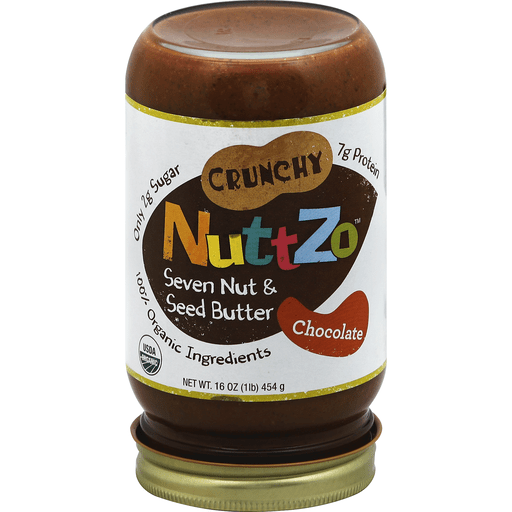 NuttZo Seven Nut & Seed Butter, Crunchy, Chocolate