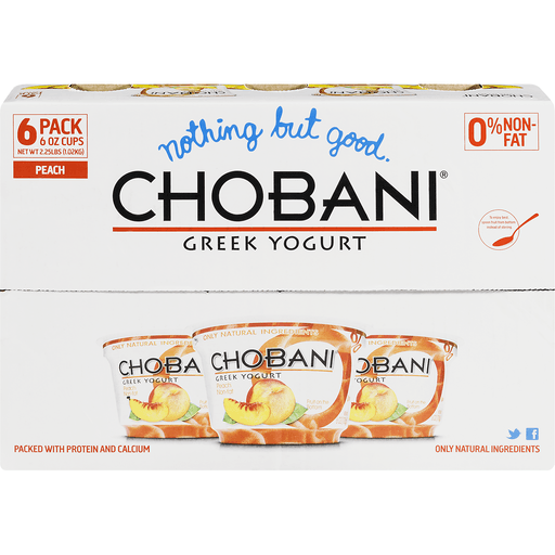 Chobani Non-Fat Greek Yogurt Peach