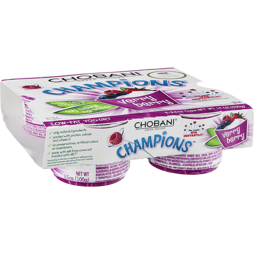 Chobani Champions Low-Fat Greek Yogurt Very Berry