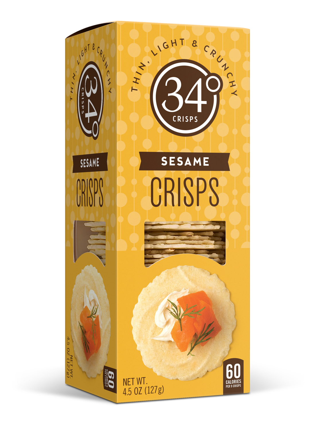 34 Degrees Savory Crisps Sesame