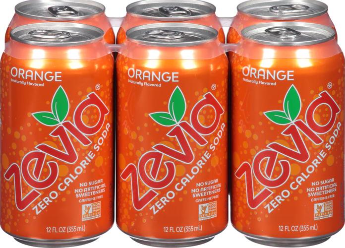 Zevia Soda Orange Zero Calorie