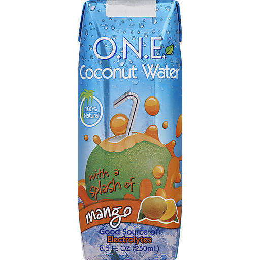ONE Coconut Water Beverage With A Splash Of Mango 8.5 Fl. Oz. Carton