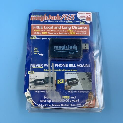 MagicJack Plus Local & Long Distance Telephone Magic Jack Unit