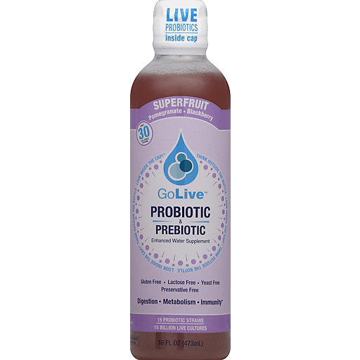 GoLive Probiotic & Prebiotic Supplement Superfruit, 16 Oz