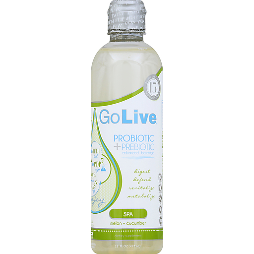 GoLive Probiotic + Prebiotic Enhanced Beverage 16 Oz