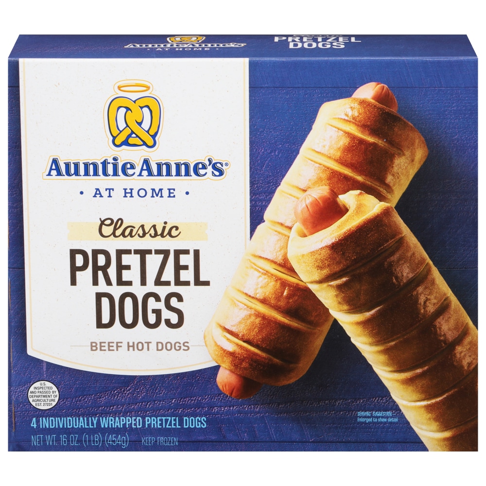 Auntie Anne's Classic All Beef Pretzel Dogs 16 Oz. Box