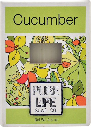 , (Pure Life) Pure Soap Cucumber 4.4 Oz