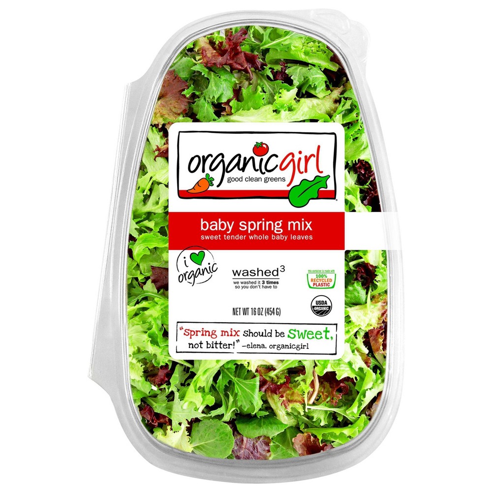 Organicgirl Baby Spring Mix 16 Oz. Container