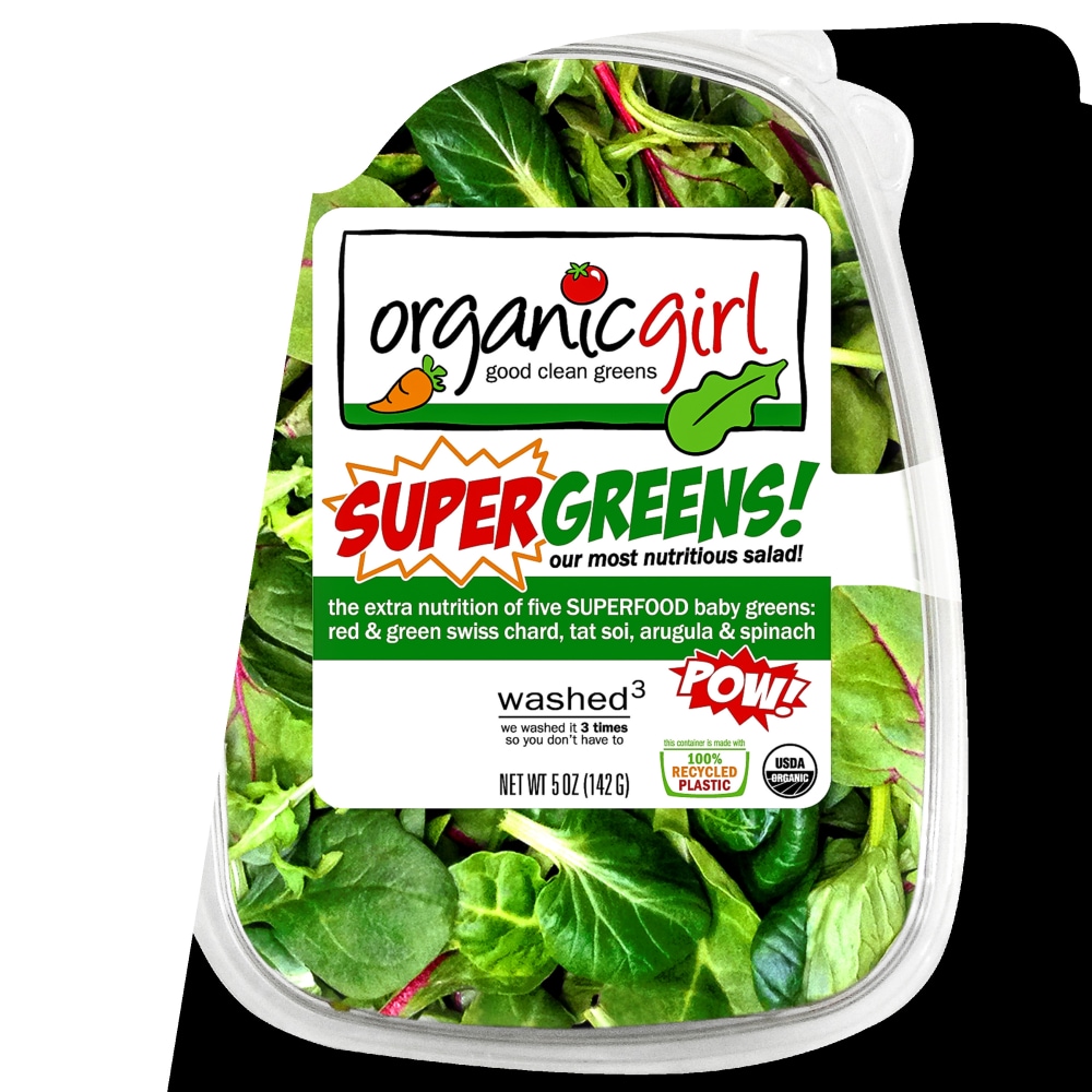 Organicgirl Super Greens! Salad 5 Oz. Clamshell