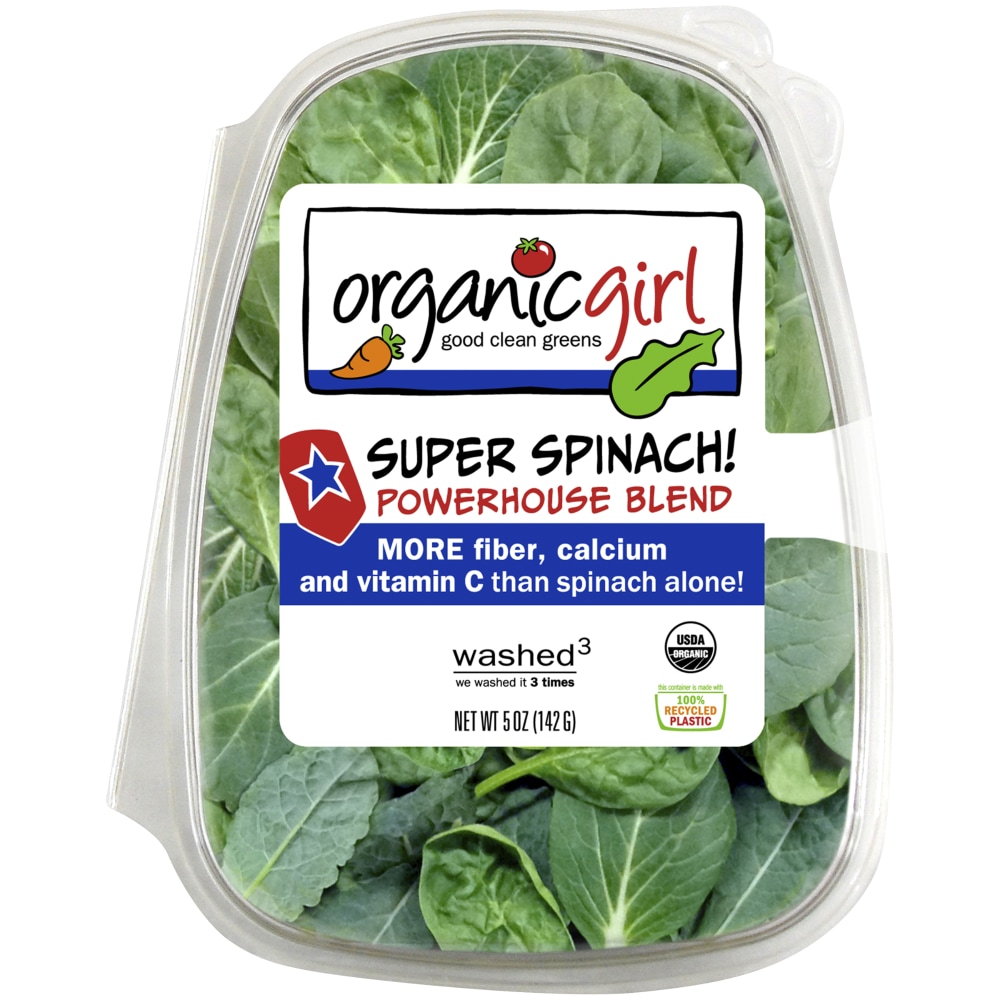 Organicgirl Super Spinach! Powerhouse Blend 5 Oz. Clamshell