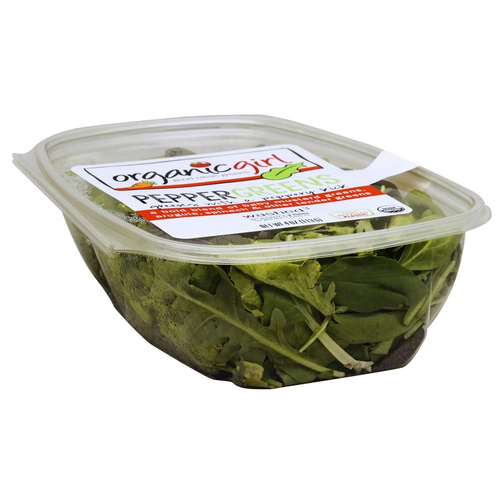 Organicgirl Pepper Greens 4 Oz