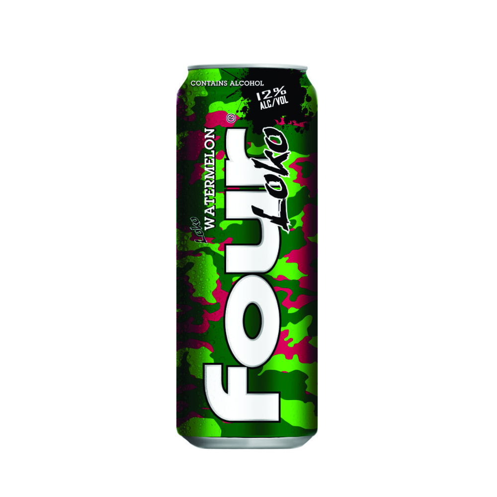 Four Loko Malt Beverage, Watermelon 23.5 Oz