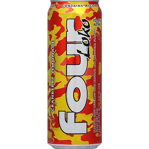Four Loko Malt Beverage, Premium, Cranberry Lemonade 23.5 Oz