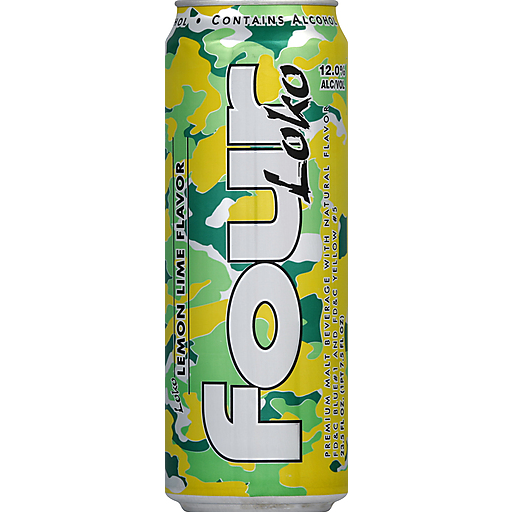 Four Loko Malt Beverage, Premium, Lemon Lime Flavor 23.5 Oz